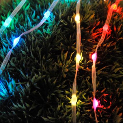 LED RGB  řetěz LED/10W/5V 10 m USB + dálkové ovládání