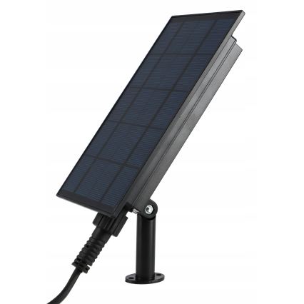 LED RGB Stmívatelný solární dekorační řetěz 15xLED/18 funkcí USB 6 m IP44 černá + dálkové ovládání