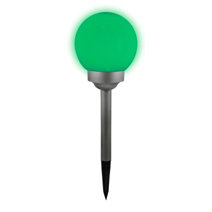 LED RGB Solární lampa BALL LED/0,2W/AA 1,2V/600mAh IP44