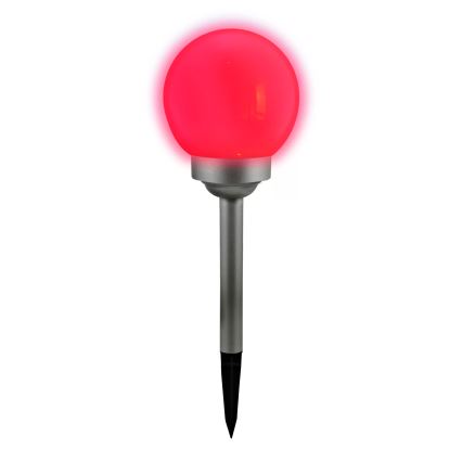 LED RGB Solární lampa BALL LED/0,2W/AA 1,2V/600mAh IP44