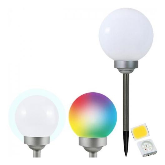 LED RGB Solární lampa LED/0,2W/1,2V 600 mAh IP44