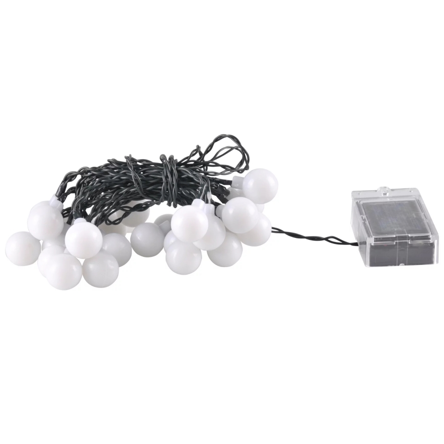 LED RGB Solární řetěz PARTY 30xLED/1,2V 3,9 m IP44