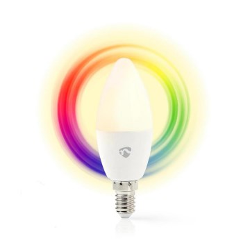 LED RGB Stmívatelná chytrá žárovka E14/4,5W/230V 2700K