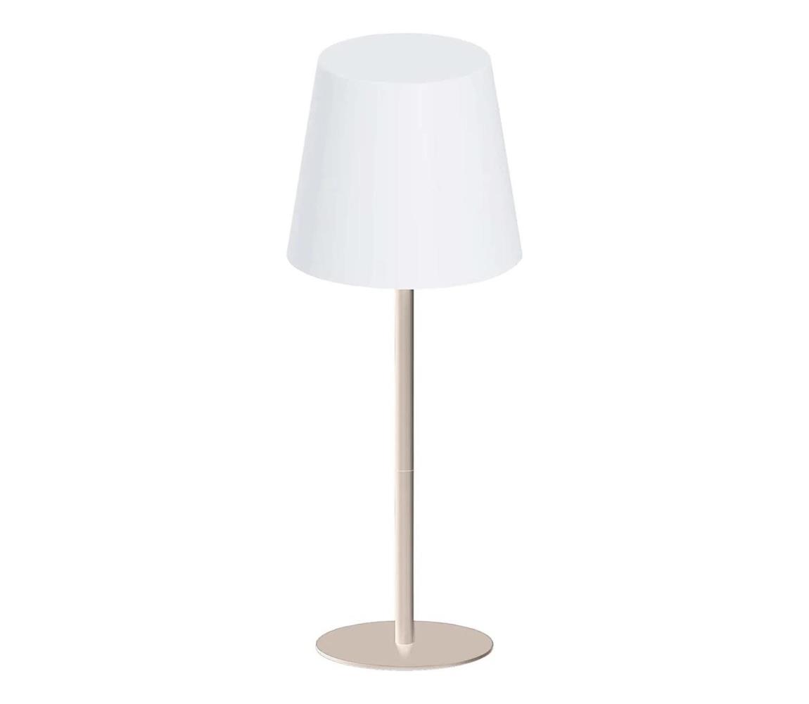 LED RGB Stmívatelná dotyková stolní lampa LUCIA LED/2W/5V 3600 mAh IP44 béžová 336378 – Alasans