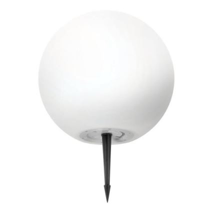 LED RGB Stmívatelná solární lampa GARDEN BALL LED/5W/3,7V 3000K IP54 2200 mAh pr. 30 cm + dálkové ovládání