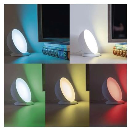 LED RGB Stmívatelná stolní lampa GoSmart LED/7W/230V Wi-Fi bílá