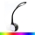 LED RGB Stmívatelná stolní lampa LED/7W/230V černá