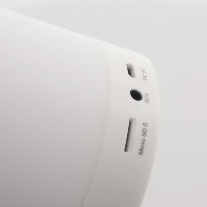 LED RGB Stmívatelná stolní lampa s reproduktorem FUNNY 5W/5V/230V