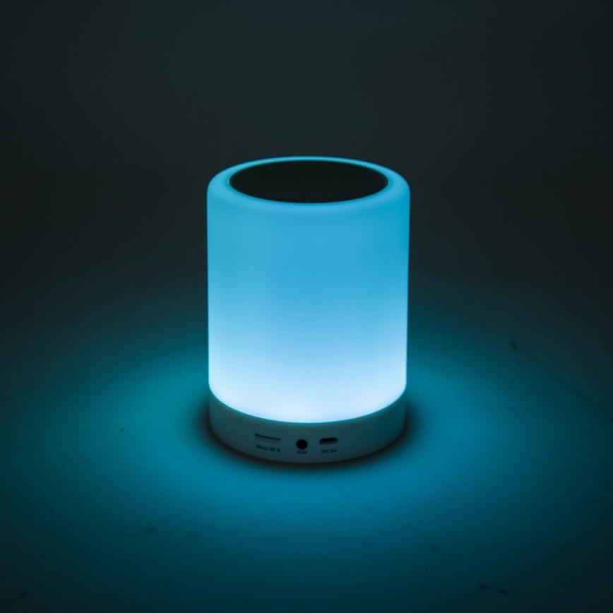 LED RGB Stmívatelná stolní lampa s reproduktorem FUNNY LED/5W/230V