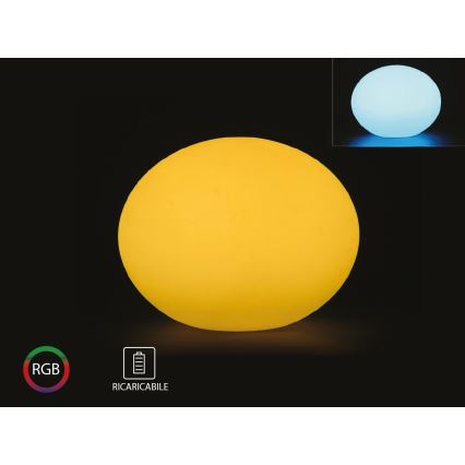 LED RGB Stmívatelná venkovní lampa LED/1W/230V 20cm IP67 + DO