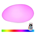 LED RGB Stmívatelná venkovní lampa LED/1W/5V 28cm IP67 1000 mAh + dálkové ovládání