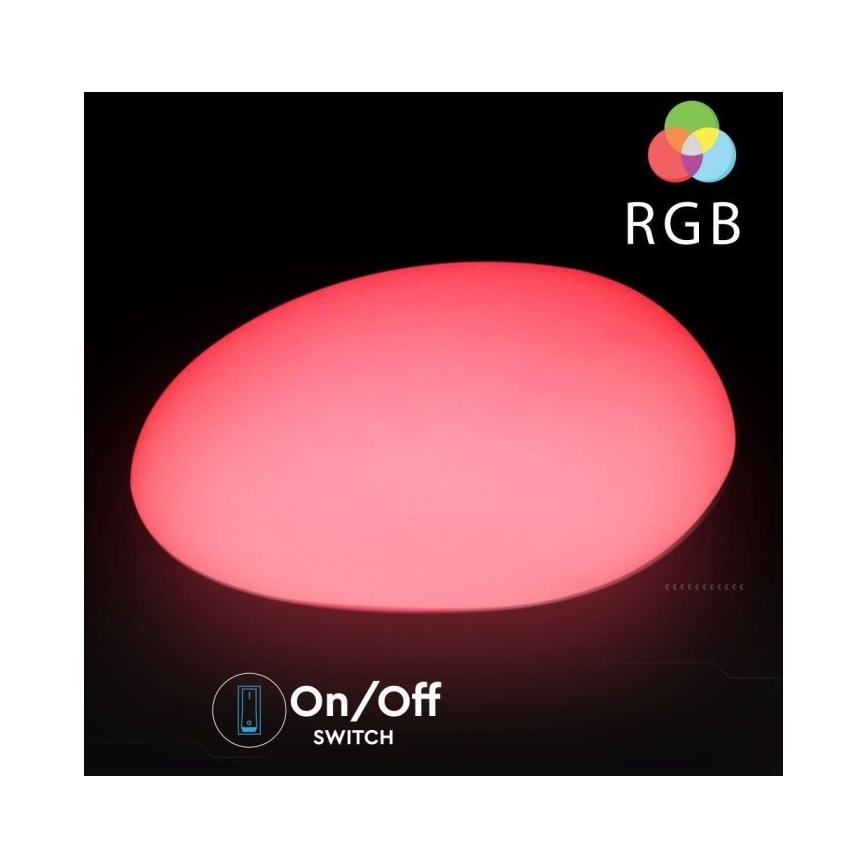 LED RGB Stmívatelná venkovní lampa LED/1W/5V 28cm IP67 1000 mAh + dálkové ovládání