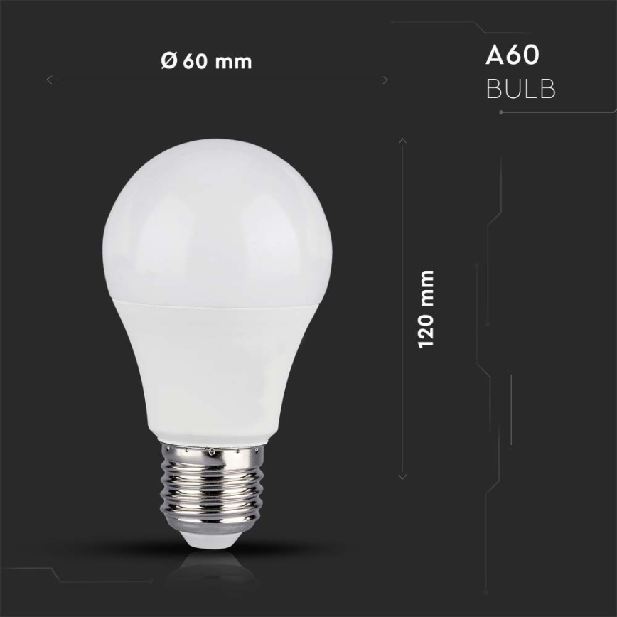 LED RGB Stmívatelná žárovka A60 E27/8,5W/230V 4000K + dálkové ovládání