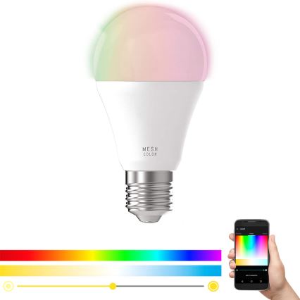 LED RGB Stmívatelná žárovka CONNECT E27/9W 2700-6500K - Eglo