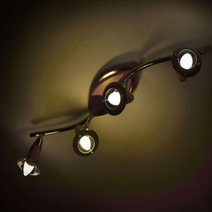 LED RGB Stmívatelná žárovka E14/3,5W/230V 6400K + dálkové ovládání