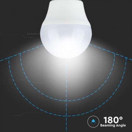 LED RGB Stmívatelná žárovka E27/3,5W/230V 6400K + DO