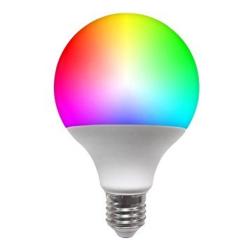 LED RGB Stmívatelná žárovka G95 E27/9W/230V 3000K