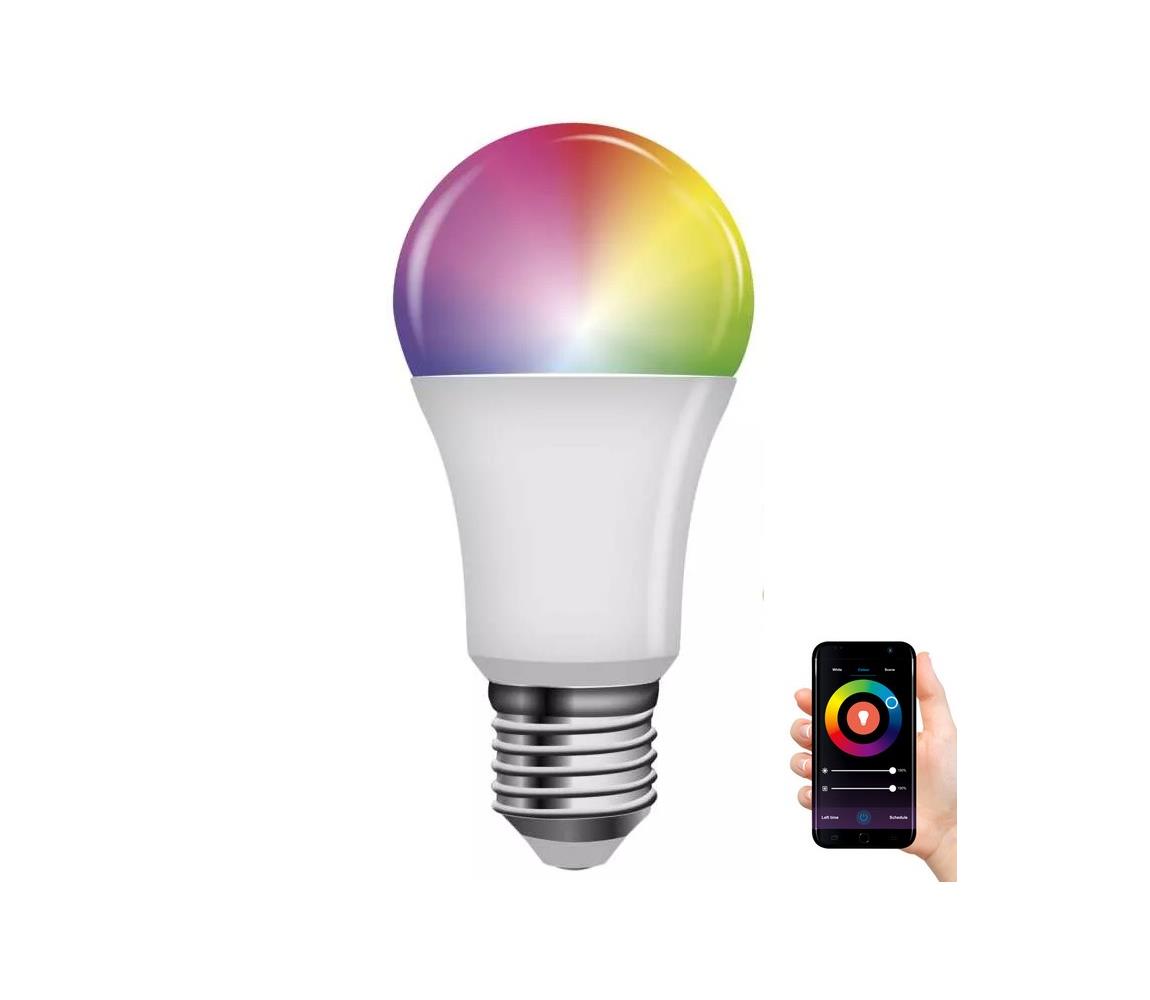 EMOS LED RGB Stmívatelná žárovka GoSmart A60 E27/11W/230V 2700-6500K Tuya EMS1034