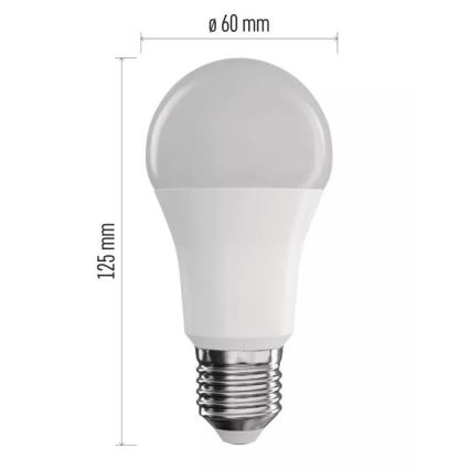 LED RGB Stmívatelná žárovka GoSmart A60 E27/11W/230V 2700-6500K Tuya