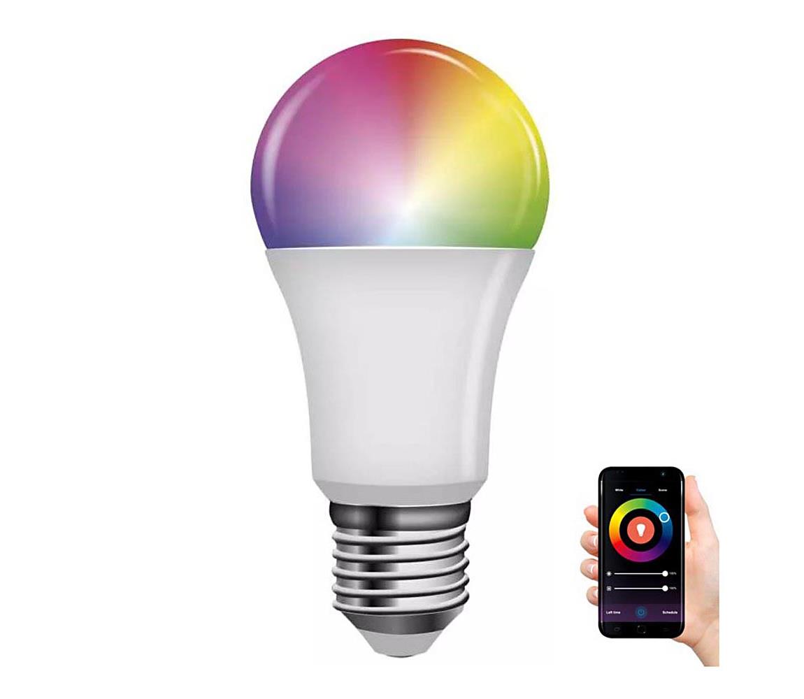 EMOS LED RGB Stmívatelná žárovka GoSmart A60 E27/9W/230V 2700-6500K Tuya EMS1033