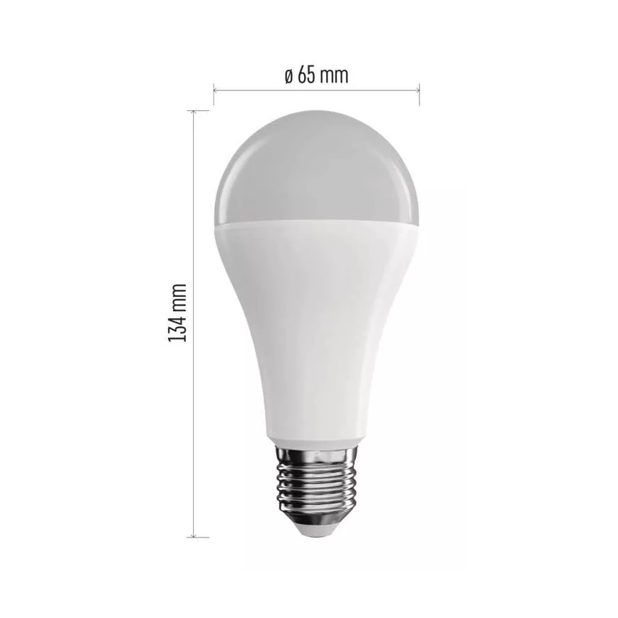 LED RGB Stmívatelná žárovka GoSmart A65 E27/14W/230V 2700-6500K Wi-Fi Tuya