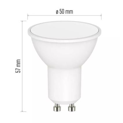 LED RGB Stmívatelná žárovka GoSmart MR16 GU10/4,8W/230V 2700-6500K Tuya