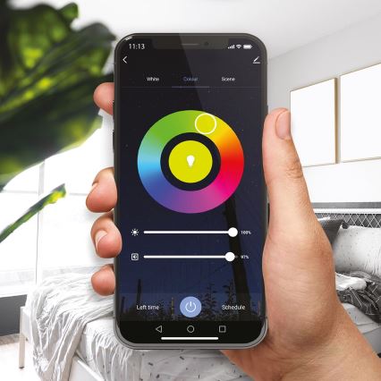 LED RGB Stmívatelná žárovka GU10/5W/230V 2700-6500K Wi-Fi Tuya