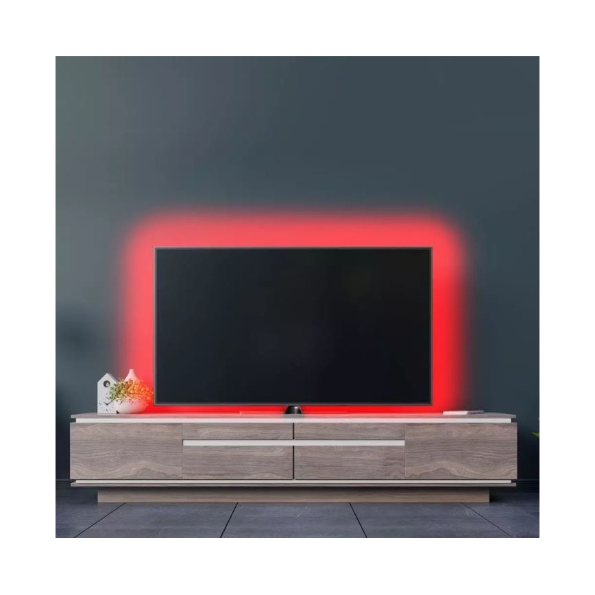 LED RGB Stmívatelný pásek 2x5m LED/4,8W/230V + dálkové ovládání