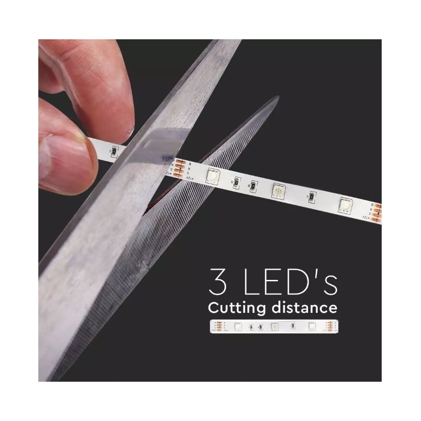 LED RGB Stmívatelný pásek 2x5m LED/4,8W/230V + dálkové ovládání