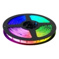 LED RGB Stmívatelný pásek LED/25,2W/230V 15 m + dálkové ovládání