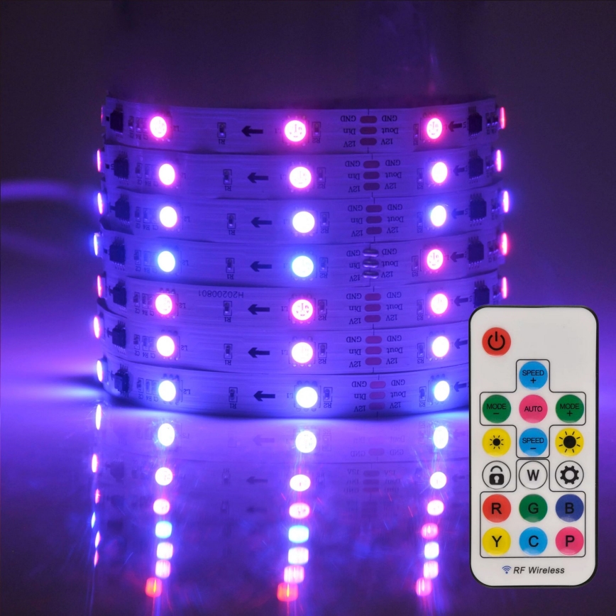 LED RGB Stmívatelný pásek MAGIC 2 m LED/12W/230V + DO