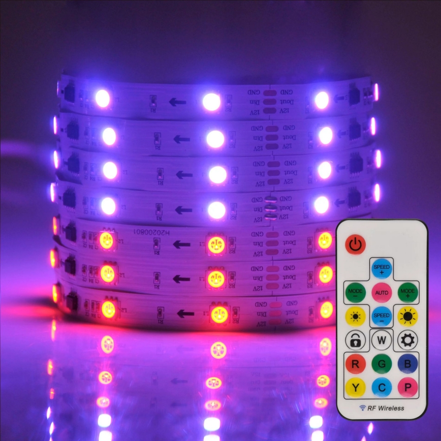 LED RGB Stmívatelný pásek MAGIC 2 m LED/12W/230V + DO