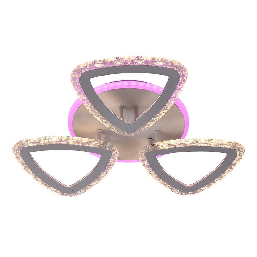 LED RGB Stmívatelný přisazený lustr LED/45W/230V 3000-6500K + dálkové ovládání
