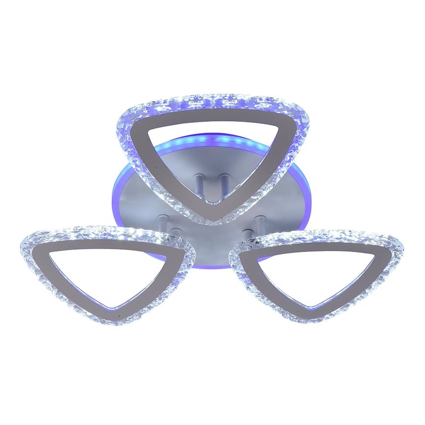 LED RGB Stmívatelný přisazený lustr LED/45W/230V 3000-6500K + dálkové ovládání