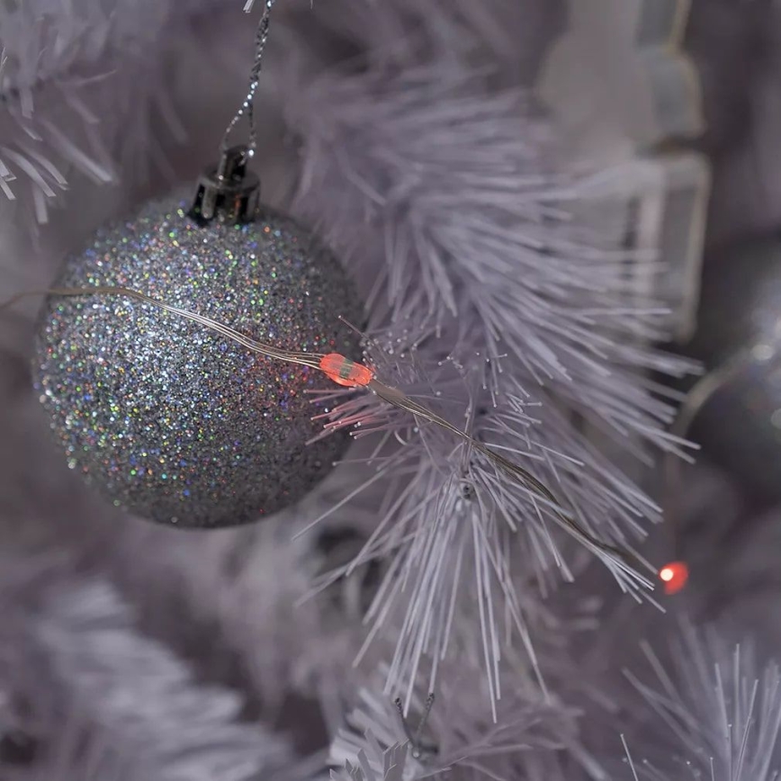 LED RGB  stmívatelný řetěz 200xLED/29 funkcí 20,4m