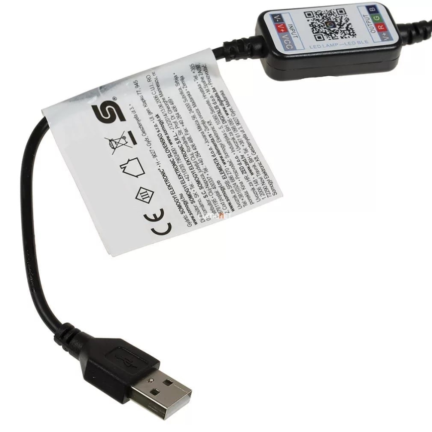 LED RGB  stmívatelný řetěz 200xLED/29 funkcí 20,4m