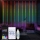 LED RGB Stmívatelný vánoční závěs WIZARD 300xLED/USB 3x3m + dálkové ovládání