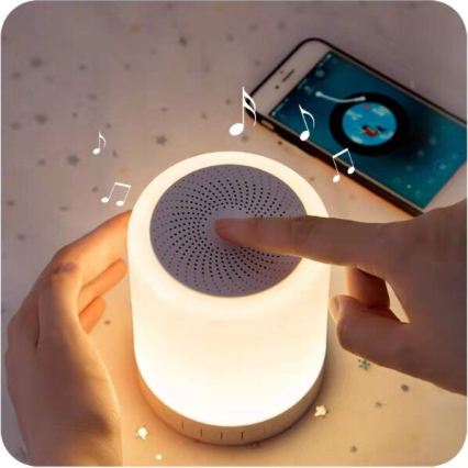 LED RGB Stolní lampa s reproduktorem LED/5V