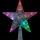LED RGB Vánoční hvězda na stromeček 10xLED/2xAA 15cm