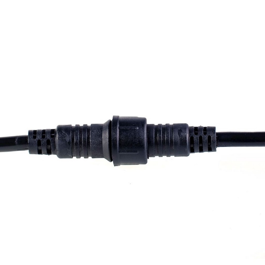 LED RGB Venkovní dekorační řetěz GIRLANDA 10 m 10xE27/1,5W/230V IP44