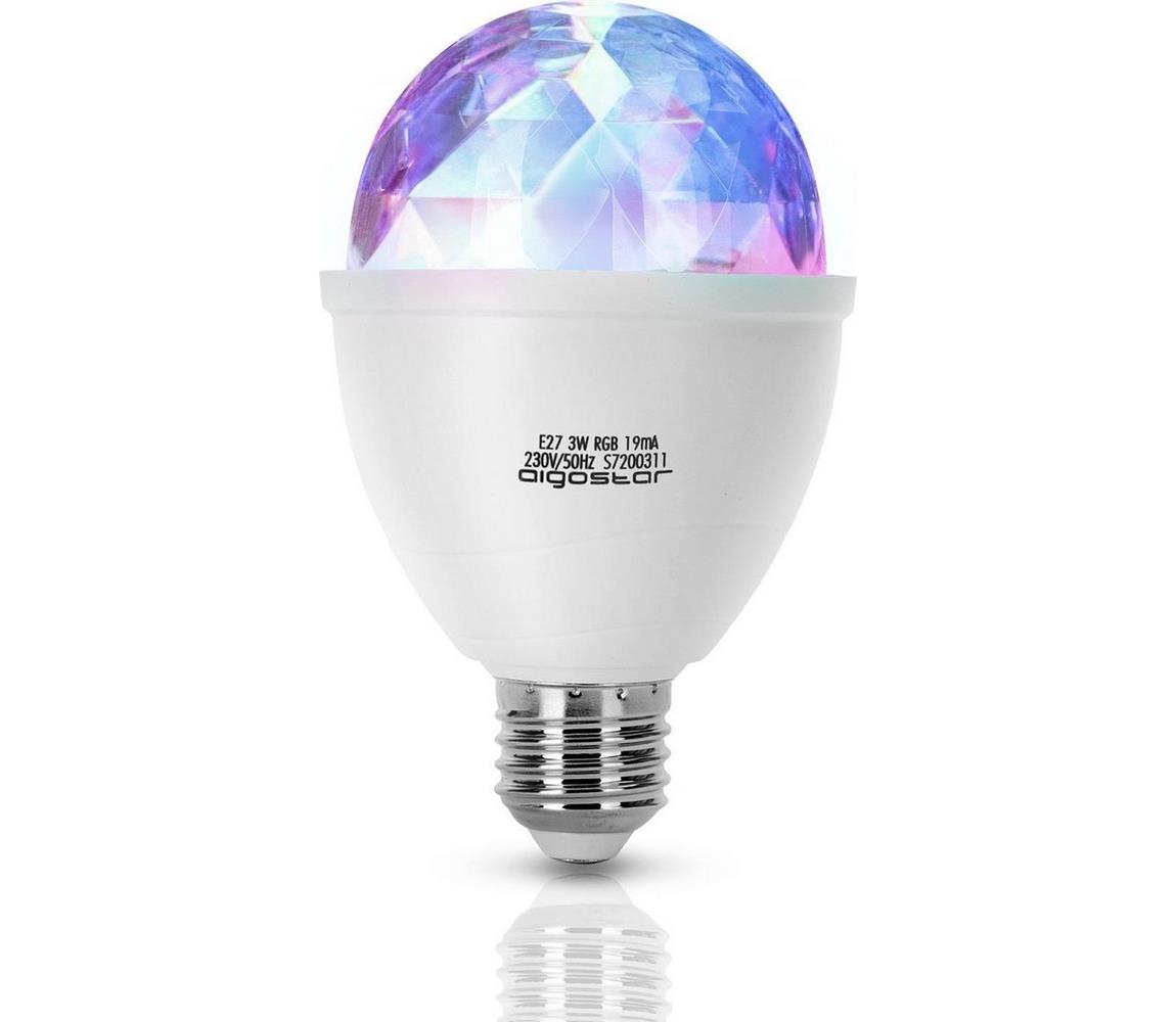 Aigostar B.V. LED RGB Žárovka E27/3W/230V - Aigostar AI0097