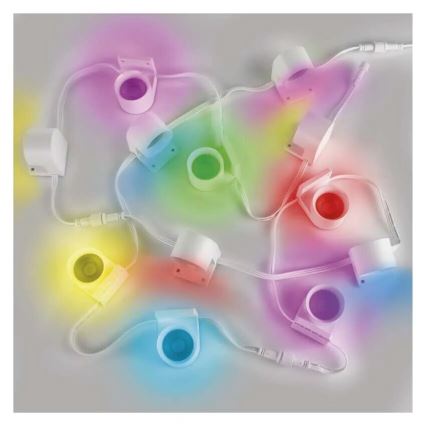 LED RGBIC+CCT Dekorační řetěz s bodovým osvětlením GoSmart 12xLED/7W/230V 255 cm Wi-Fi Tuya