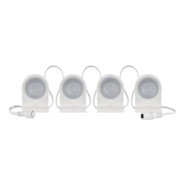 LED RGBIC+CCT Dekorační řetěz s bodovým osvětlením GoSmart - rozšíření 4xLED/7W/230V 85 cm Wi-Fi Tuya
