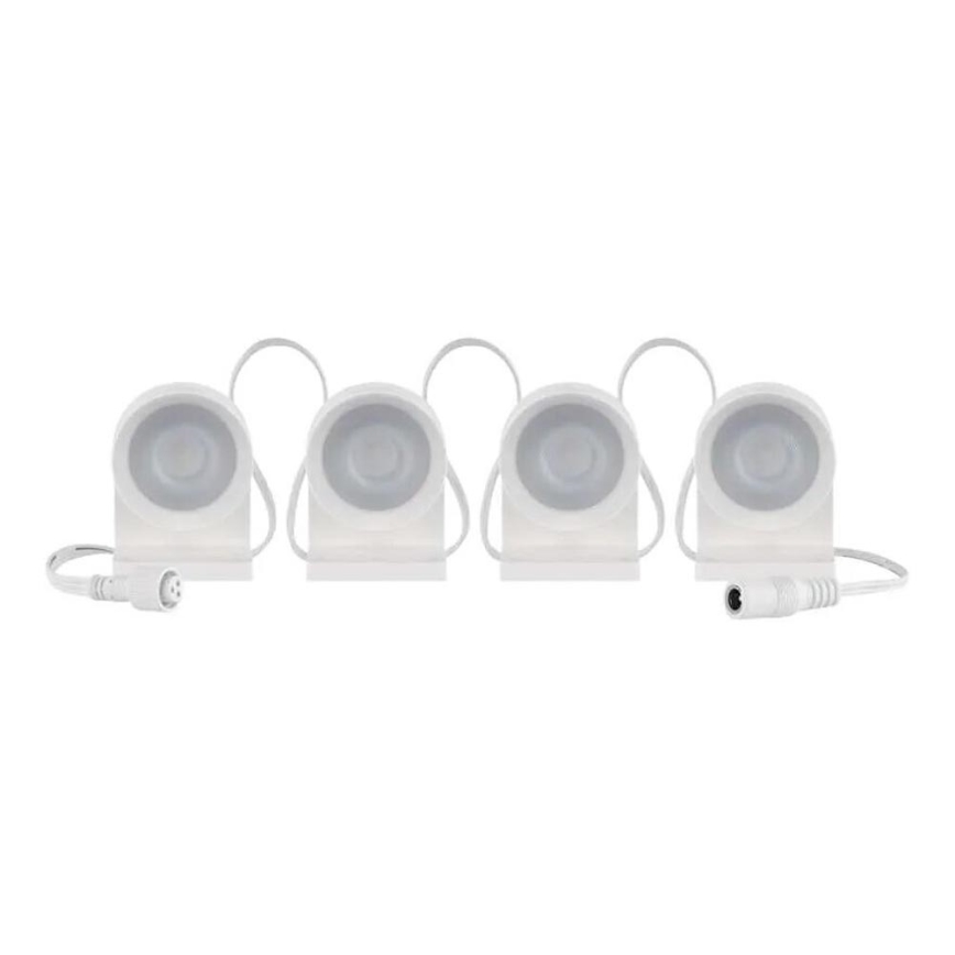 LED RGBIC+CCT Dekorační řetěz s bodovým osvětlením GoSmart - rozšíření 4xLED/7W/230V 85 cm Wi-Fi Tuya