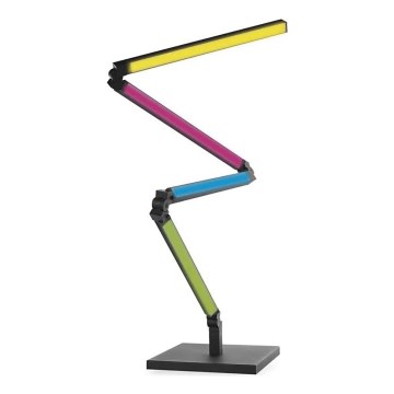 LED RGBIC Stmívatelná stojací lampa GoSmart LED/20W/230V 2700K Wi-Fi Tuya