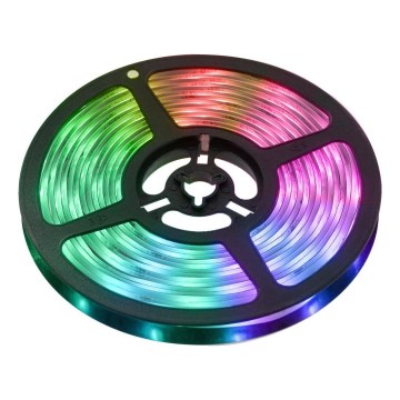 LED RGBW Chytrý stmívatelný pásek 5m LED/230V 2700-6500K Wi-Fi Tuya + dálkové ovládání