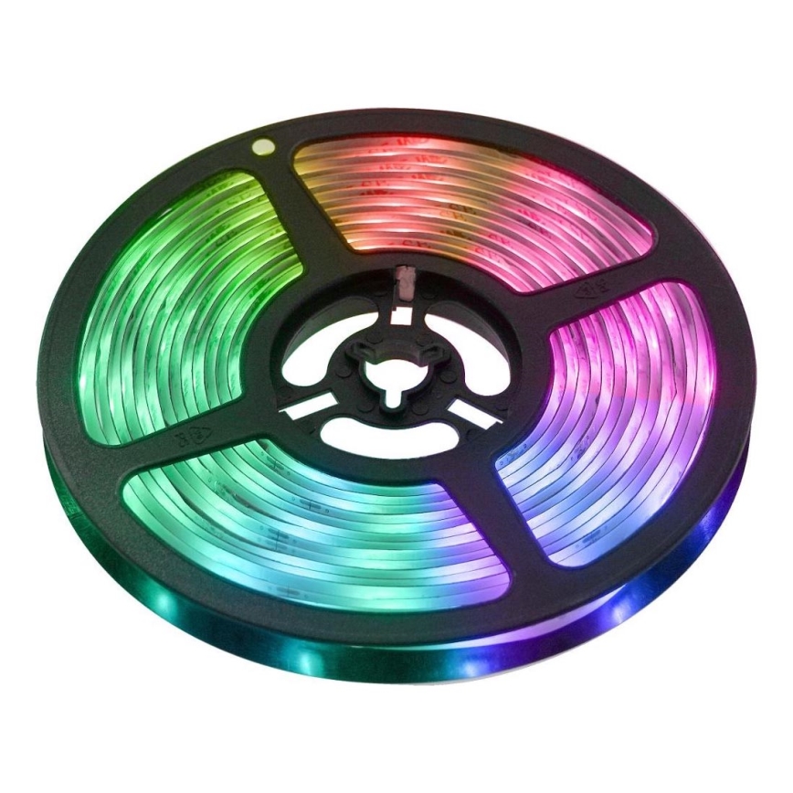 LED RGBW Chytrý stmívatelný pásek 5m LED/230V 2700-6500K Wi-Fi Tuya + dálkové ovládání