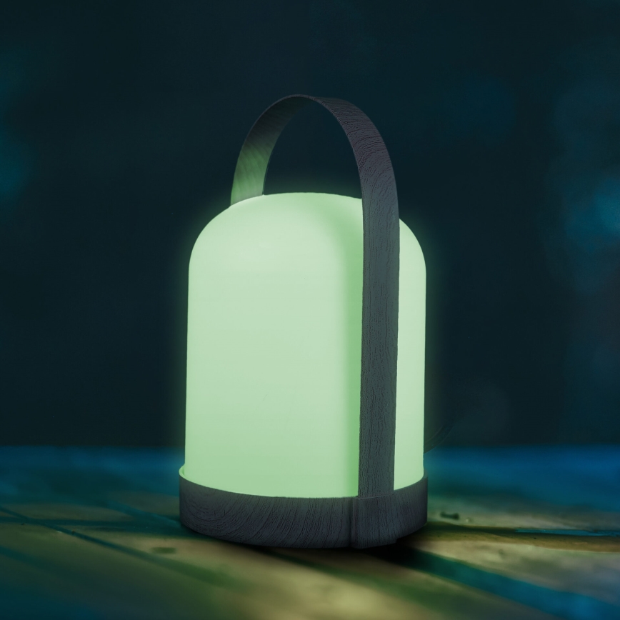 LED RGBW Dekorační stolní lampa MINORKA LED/0,3W/4,5V 3xAA