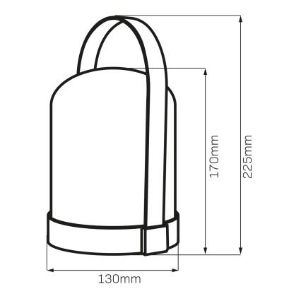 LED RGBW Dekorační stolní lampa MINORKA LED/0,3W/4,5V 3xAA