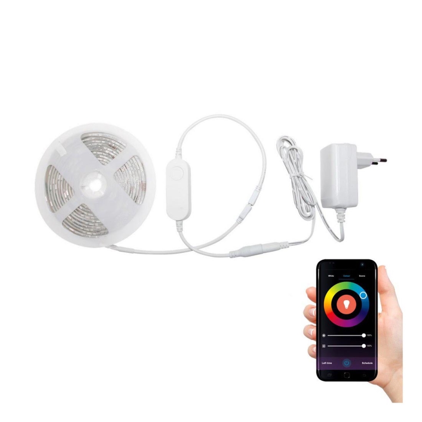 LED RGBW Koupelnový stmívatelný pásek LED/7,5W/12V IP65 3m Wi-Fi Tuya